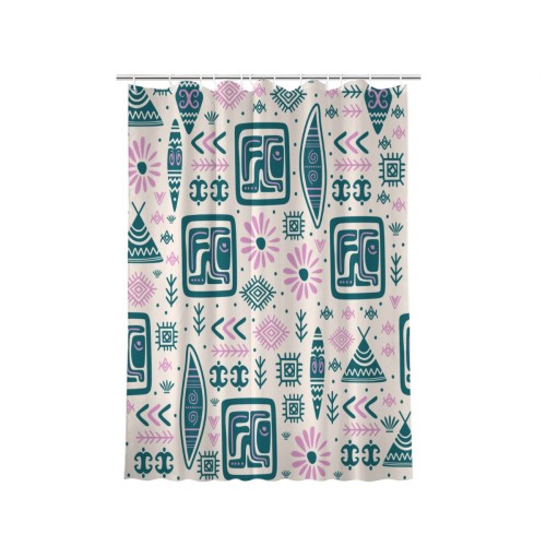 shower curtain designed example