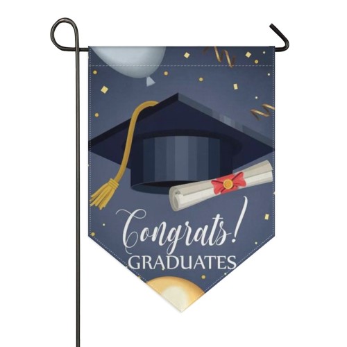 Triangular Garden Flag 28*40inch designed example