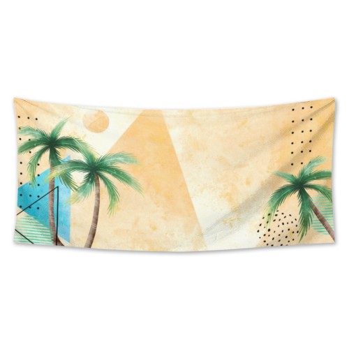 70x157in polyester tapestry designed example