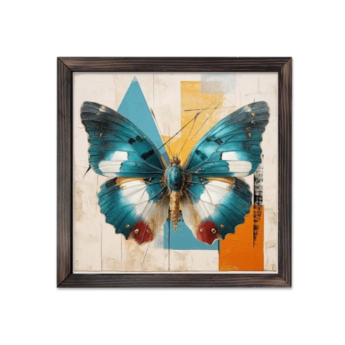 Woodblock painting on the outer frame designed example