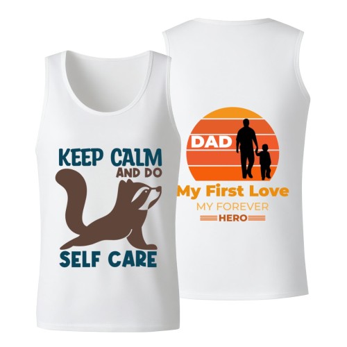 Men’s vest – different double-sided designed example