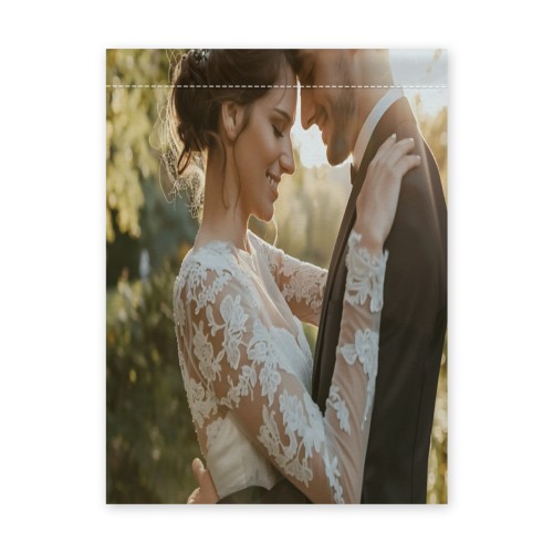 Wedding banner, 45x60cm designed example
