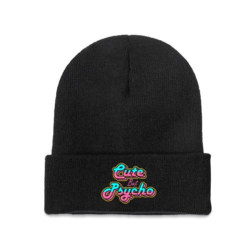 Knitted hat designed example