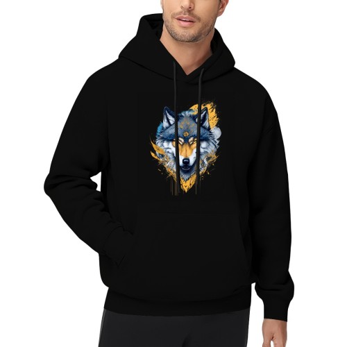 Men’s hoodie (single-side Print)|320GSM designed example