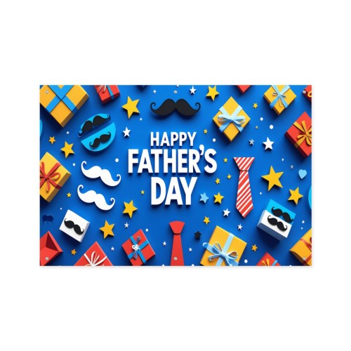 Background fabric, 6-hole horizontal style – 40x60in designed example