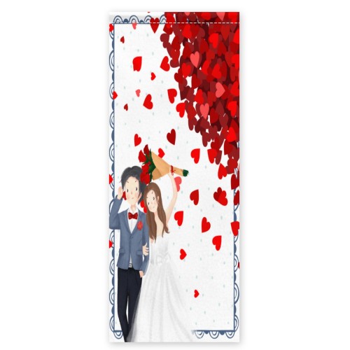 Wedding banner, 60x152cm designed example