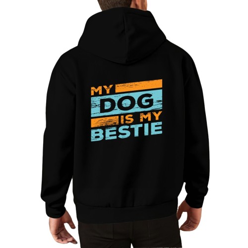 Men’s hoodie (single-side Print)|320GSM designed example