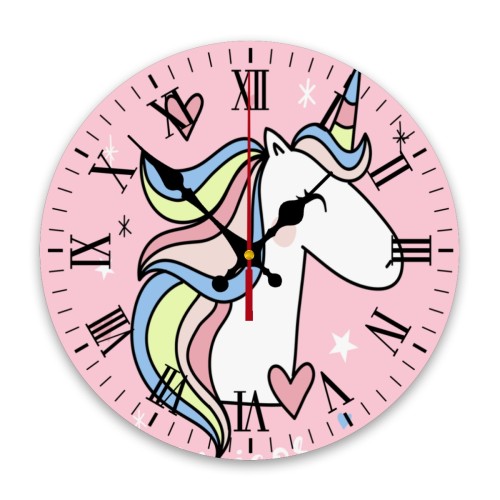Round wall clock designed example