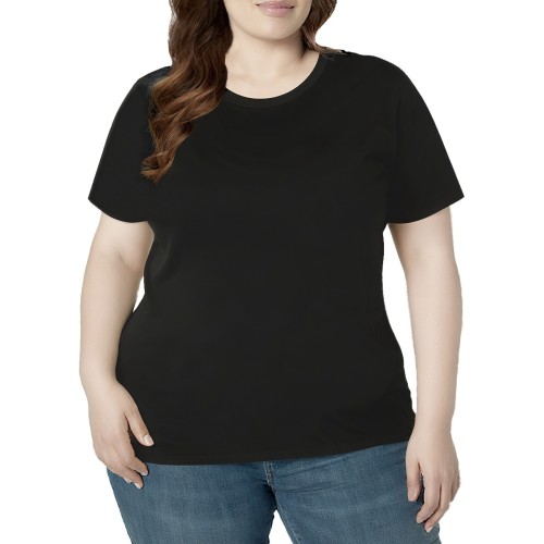 Women’s single-sided printed T-shirt (GSM180g) – DTF process finished example
