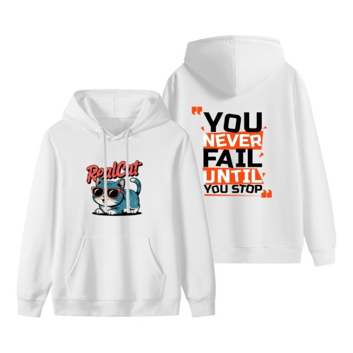 320g Women’s Hooded Sweatshirt – Double-sided designed example