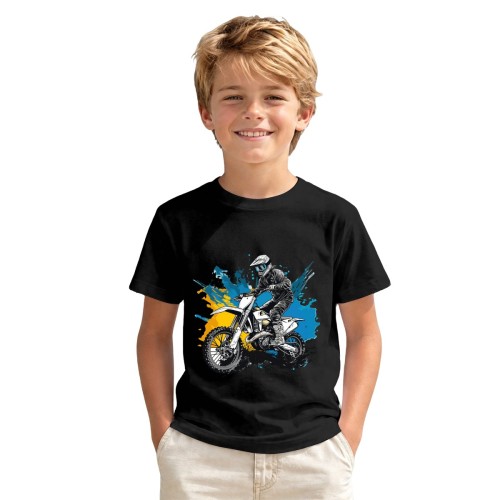 Children’s Pure Cotton Short Sleeve – Front (US) finished example