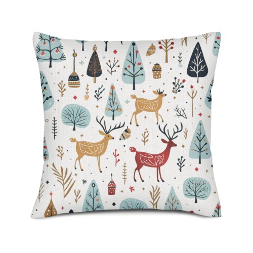 Linen Throw Pillow Cove designed example