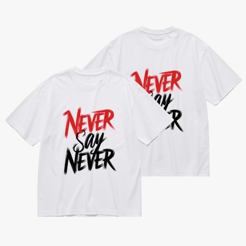 Men’s double-sided printed T-shirt (GSM180g) – DTF designed example