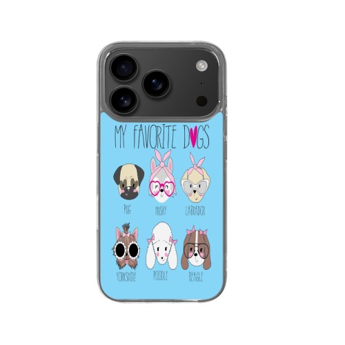 iPhone 17 Pro transparent phone case designed example