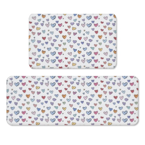Two-piece combination mat designed example