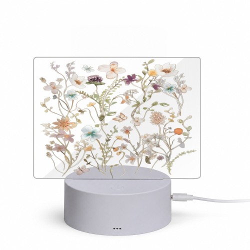 Acrylic lamp (horizontal panel) finished example