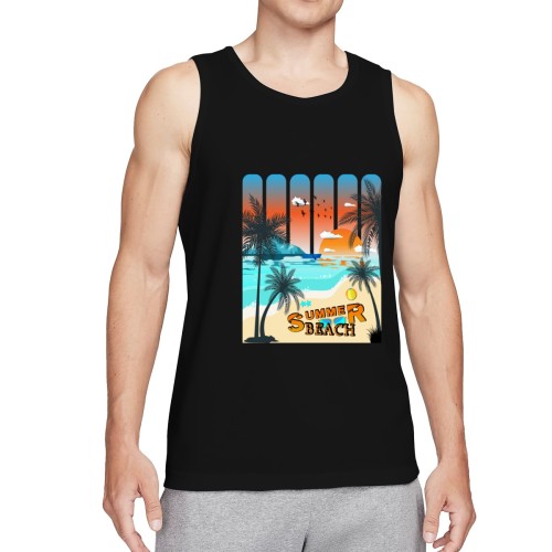 Men’s vest – front designed example