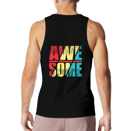 Men’s vest – back designed example