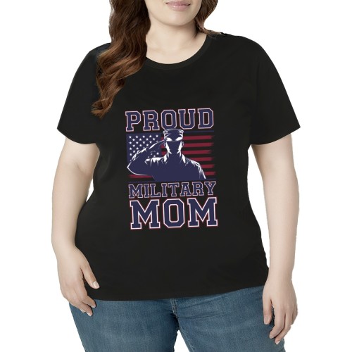 Women’s single-sided printed T-shirt (GSM180g) – DTF process designed example