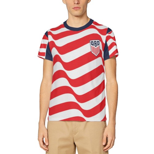 180g Men’s Full Cut European Size T-Shirt designed example