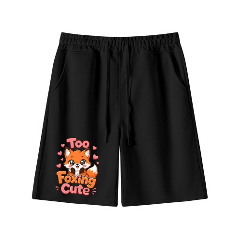 Men’s short pants – left leg designed example