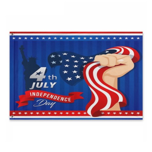 Horizontal single-layer flag -4x6ft designed example