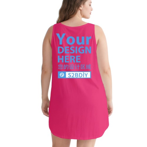 Ladies’ polyester nightgown finished example