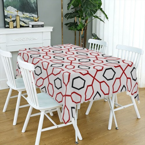 Square decorative long tablecloth 60x90inch designed example
