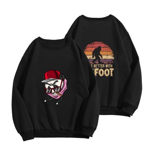 Men’s hoodie (double-side Print)| 300GSM designed example