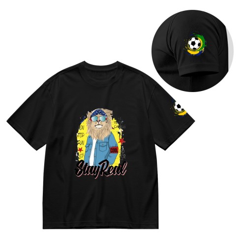 180g men’s烫画 T-shirt + arms designed example