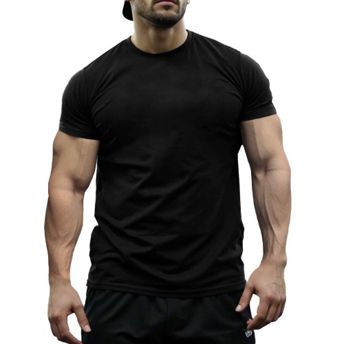 Men’s single-sided printed T-shirt (GSM180g) – DTF designed example