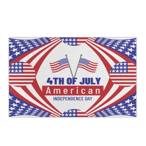 Horizontal single-layer flag -5x8ft designed example
