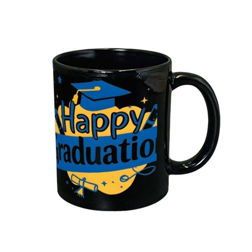Black mug（11oz） designed example