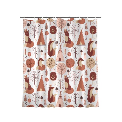 shower curtain designed example