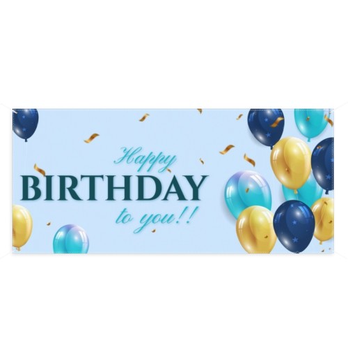Banner – 157×70 inches / 400×180 cm designed example