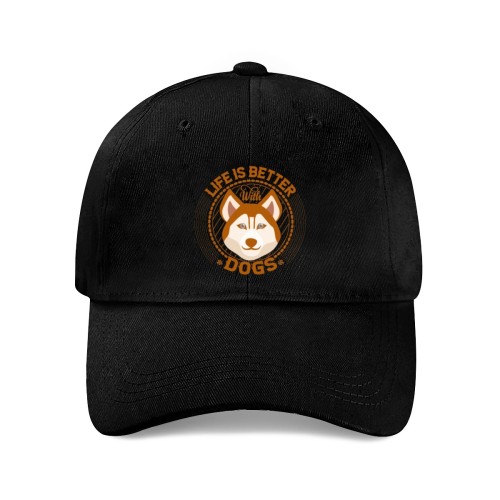 A fur blue baseball cap designed example