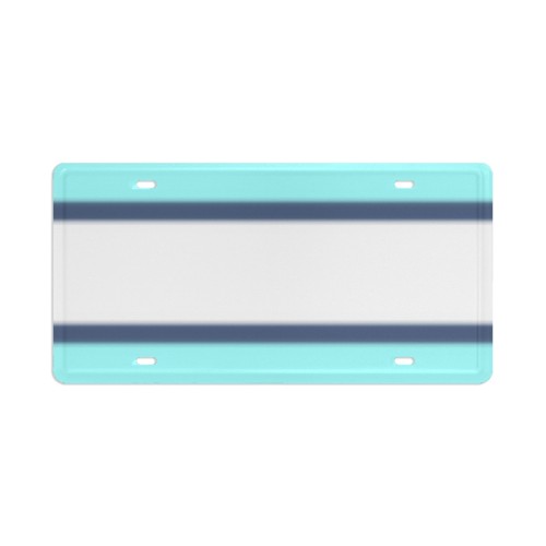 License plate cover designed example