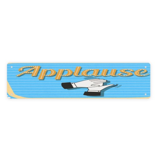 Aluminum plate (16x4in) designed example