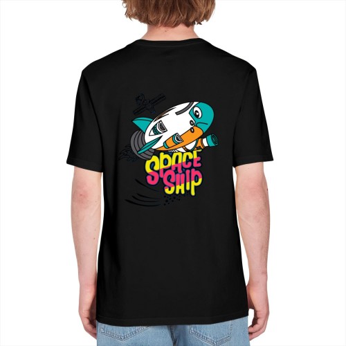 Children’s single-sided printed T-shirt (GSM180g) – DTF process designed example
