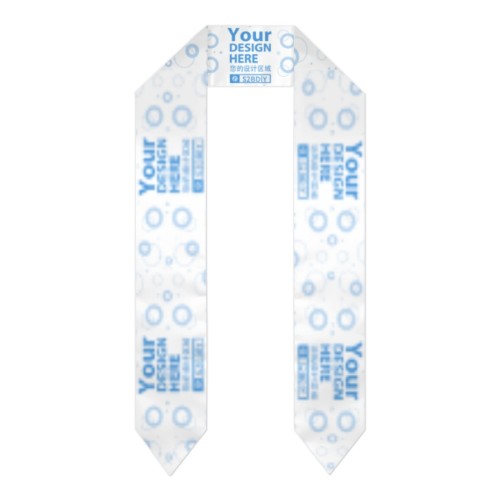 Double sided quality graduation shawl (sharp corne designed example