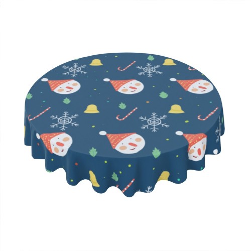 Round tablecloth designed example