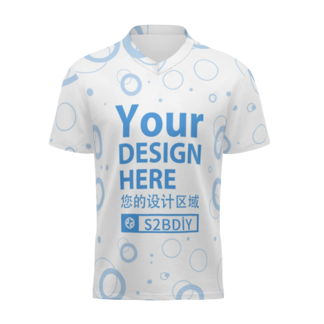 V-neck men’s jersey (mesh fabric) blank product preview