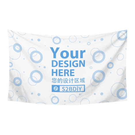 70x118in polyester tapestry blank product preview