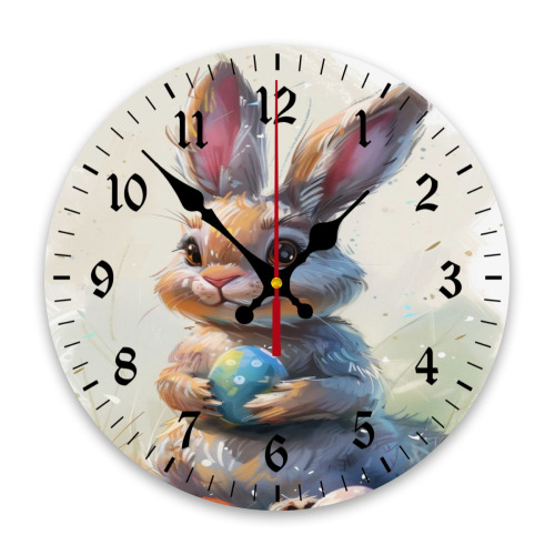 Round wall clock designed example
