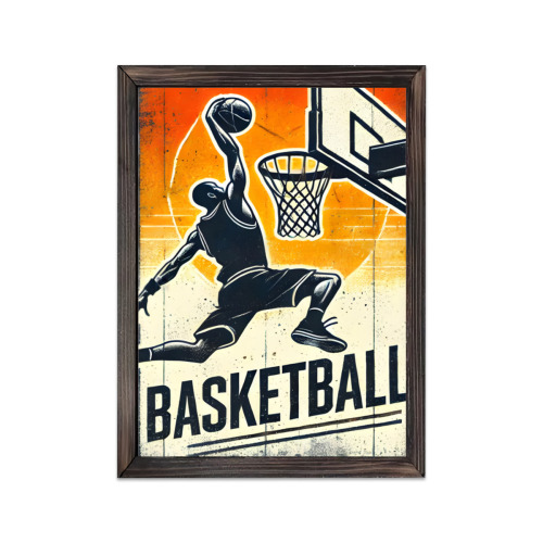 Outer frame wooden board painting (30x40cm) designed example