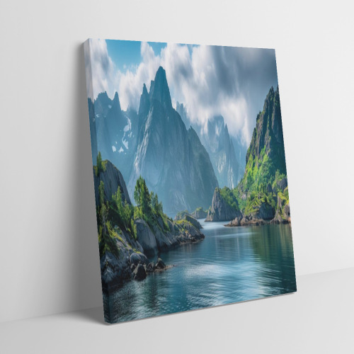 Thickened frameless picture 4:5 (vertical version) designed example
