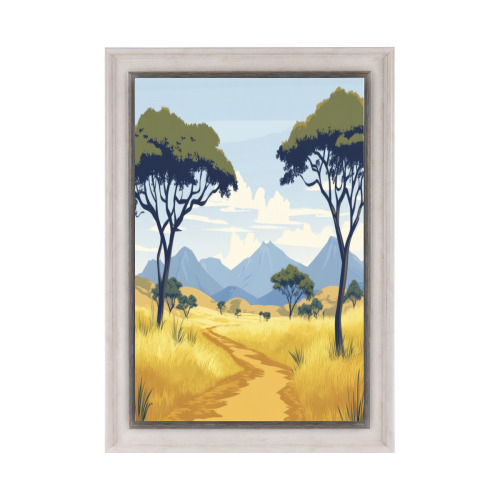 Cassetta Frame Decorative Painting 2:3 (Vertical Version) designed example
