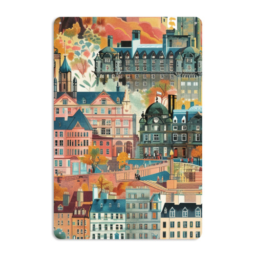 Vertical iron sheet painting designed example