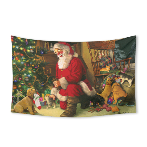 60x90in polyester tapestry designed example