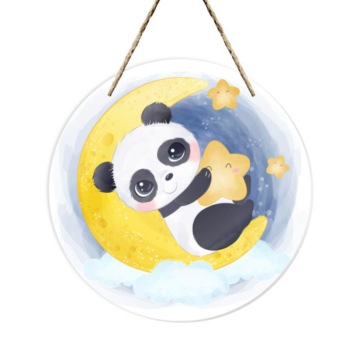 Acrylic circular pendant designed example